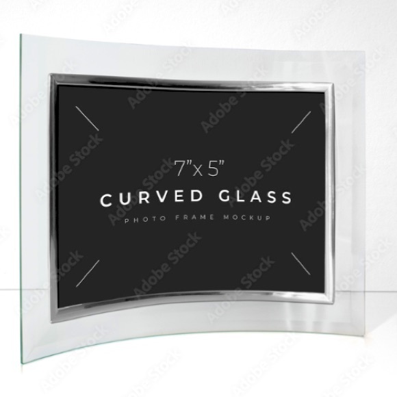 Elegant Curved Glass Photo Frame - Picture 4 of 4